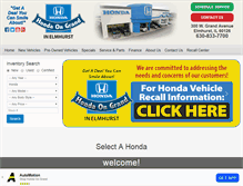 Tablet Screenshot of hondaongrand.com